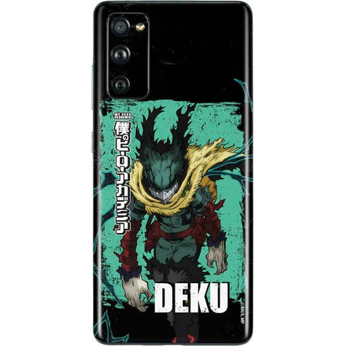 My Hero Academia Dark Deku Season 6 Galaxy S20 Fan Edition Skin
